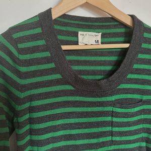 Rag & Bone striped wool sweater dress